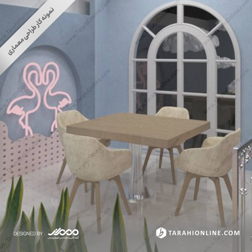 طراحی نما و داخلی کافی شاپ - تصویر 9